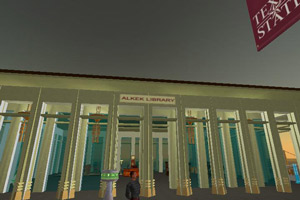 Alkek Library in Second LIfe